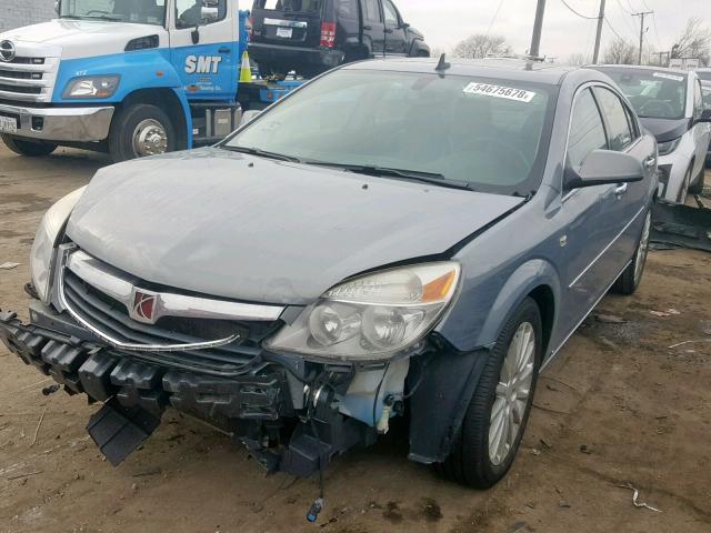 1G8ZV57708F115614 - 2008 SATURN AURA XR GRAY photo 2