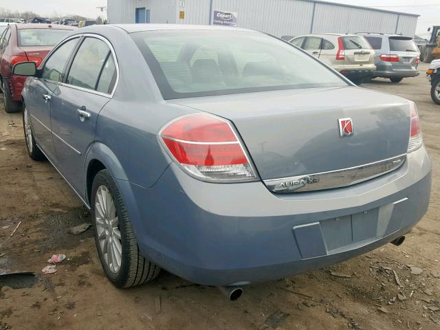 1G8ZV57708F115614 - 2008 SATURN AURA XR GRAY photo 3