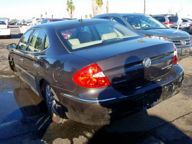 2G4WD582681194157 - 2008 BUICK LACROSSE C BROWN photo 3