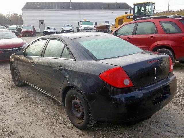 1G2ZF57B584220432 - 2008 PONTIAC G6 VALUE L BLACK photo 3