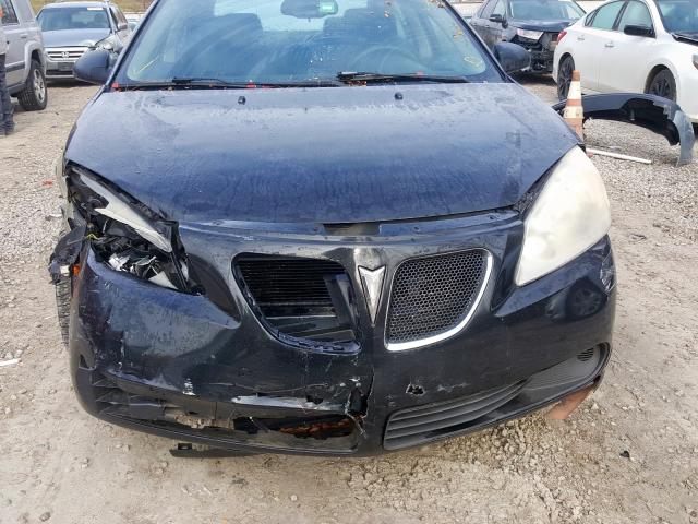 1G2ZF57B584220432 - 2008 PONTIAC G6 VALUE L BLACK photo 9