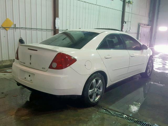 1G2ZH528X54164148 - 2005 PONTIAC G6 GT WHITE photo 4