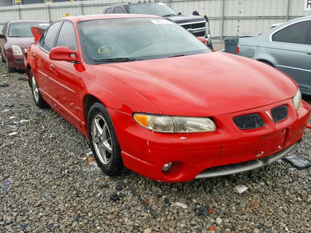 1G2WP52K3YF146763 - 2000 PONTIAC GRAND PRIX RED photo 1