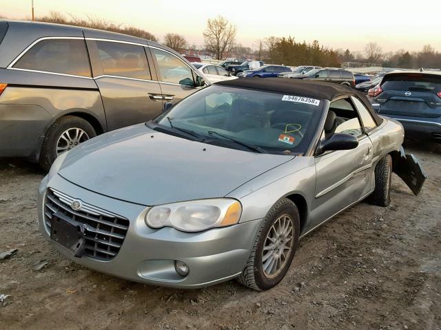 1C3EL55R36N215874 - 2006 CHRYSLER SEBRING TO SILVER photo 2