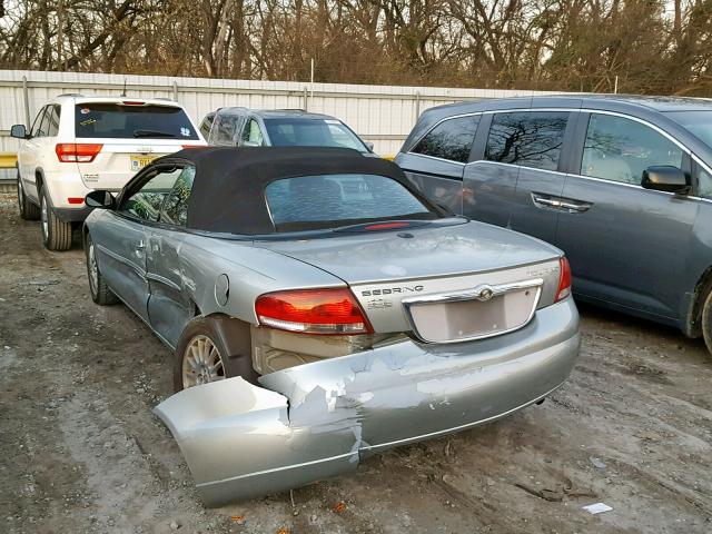 1C3EL55R36N215874 - 2006 CHRYSLER SEBRING TO SILVER photo 3