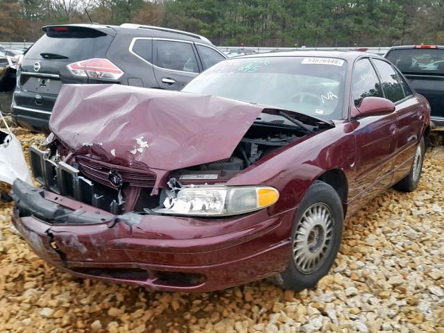 2G4WB55K121181396 - 2002 BUICK REGAL LS 勃艮第红 照片 2
