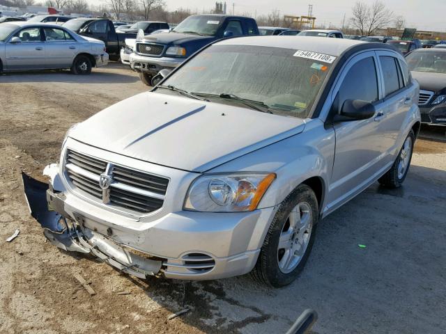 1B3HB48A19D199939 - 2009 DODGE CALIBER SX SILVER photo 2