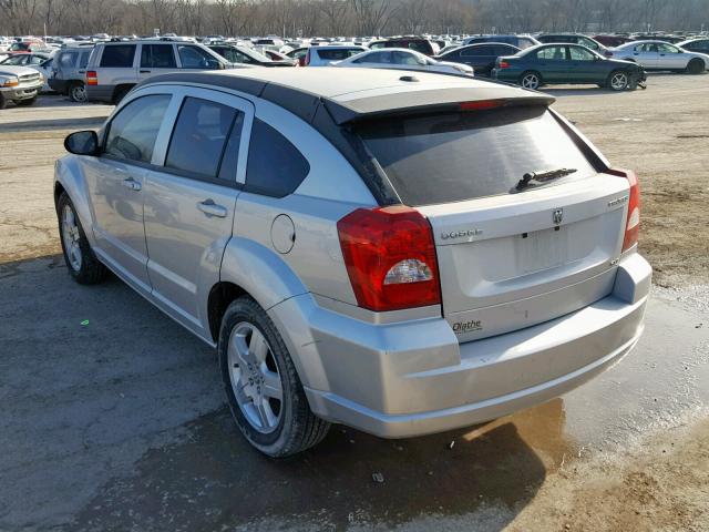 1B3HB48A19D199939 - 2009 DODGE CALIBER SX SILVER photo 3