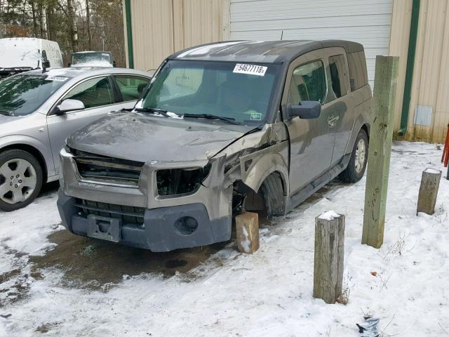 5J6YH28717L005235 - 2007 HONDA ELEMENT EX GRAY photo 2