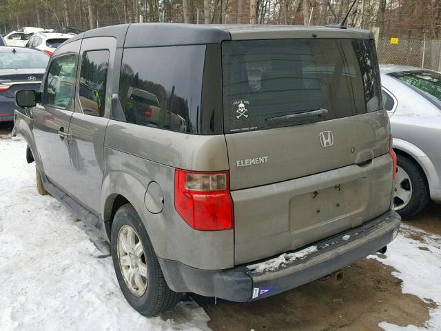 5J6YH28717L005235 - 2007 HONDA ELEMENT EX GRAY photo 3