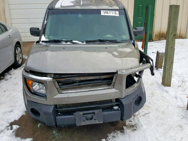 5J6YH28717L005235 - 2007 HONDA ELEMENT EX GRAY photo 7