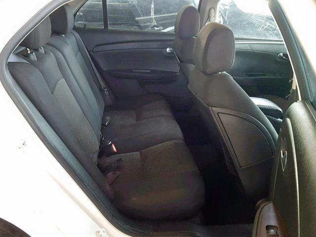 1G1ZB5EB4AF229006 - 2010 CHEVROLET MALIBU LS WHITE photo 6