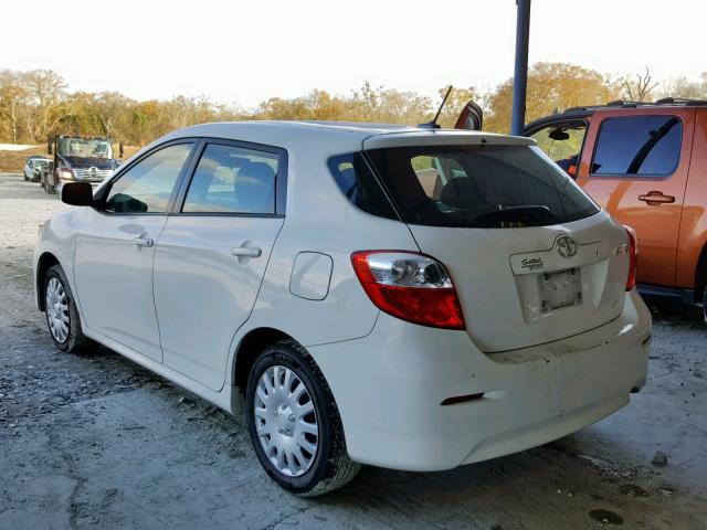 2T1KE4EEXCC048931 - 2012 TOYOTA COROLLA MA WHITE photo 3