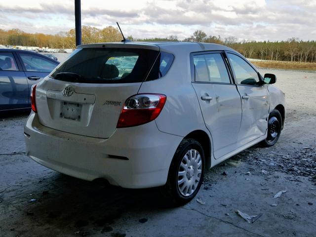 2T1KE4EEXCC048931 - 2012 TOYOTA COROLLA MA WHITE photo 4