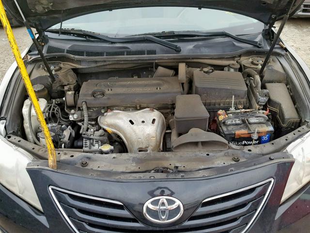 4T1BE46K07U065178 - 2007 TOYOTA CAMRY NEW BLACK photo 7