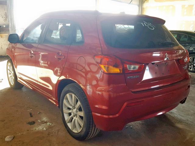 JA4AP4AU2BZ012880 - 2011 MITSUBISHI OUTLANDER RED photo 3