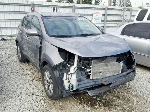 KNDPB3AC0F7697804 - 2015 KIA SPORTAGE L GRAY photo 1