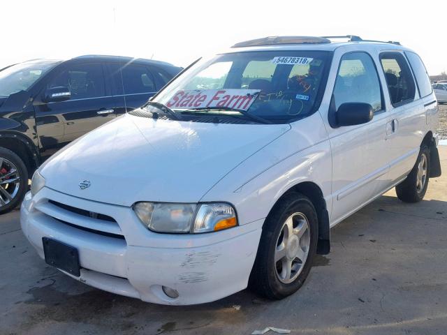 4N2ZN16T42D814290 - 2002 NISSAN QUEST SE WHITE photo 2