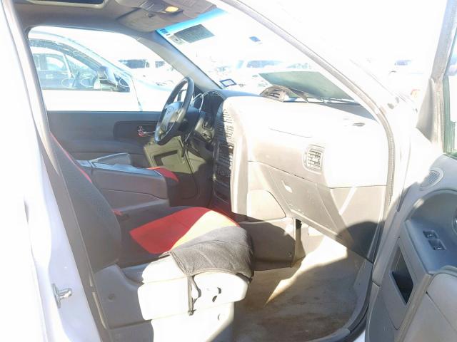 4N2ZN16T42D814290 - 2002 NISSAN QUEST SE WHITE photo 5