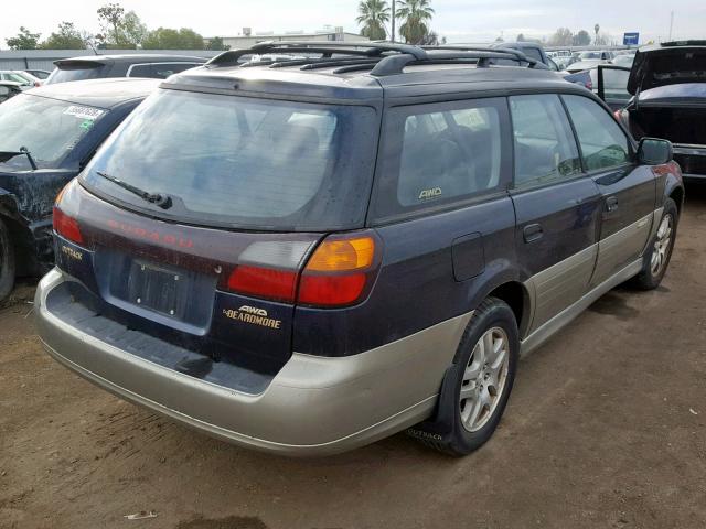 4S3BH6754Y7669767 - 2000 SUBARU LEGACY OUT TWO TONE photo 4