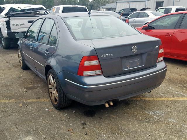 3VWSE69M34M111015 - 2004 VOLKSWAGEN JETTA GLS GRAY photo 3