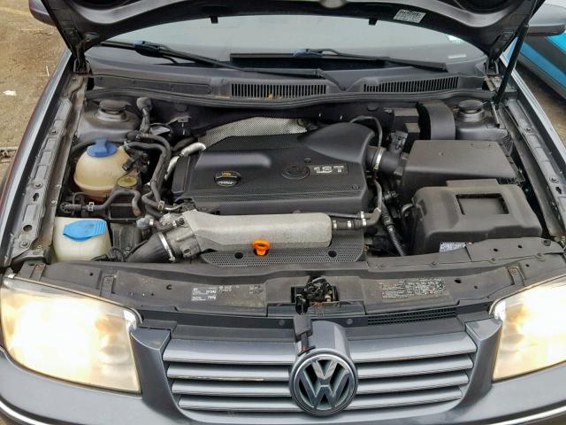 3VWSE69M34M111015 - 2004 VOLKSWAGEN JETTA GLS GRAY photo 7