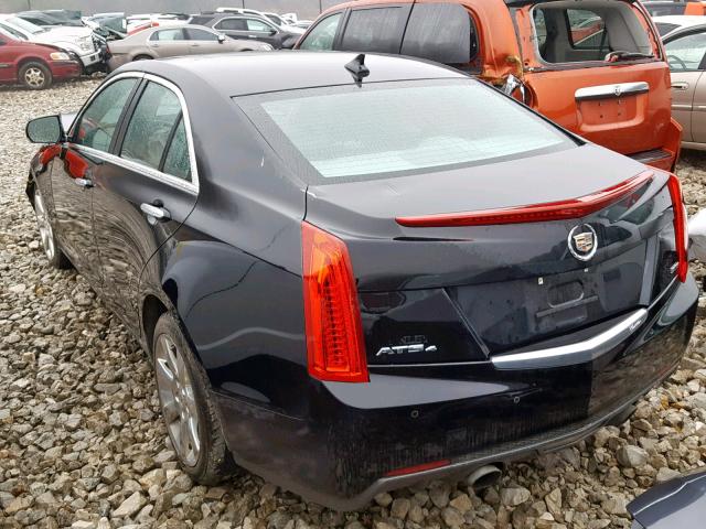 1G6AH5R38D0136683 - 2013 CADILLAC ATS LUXURY BLACK photo 3