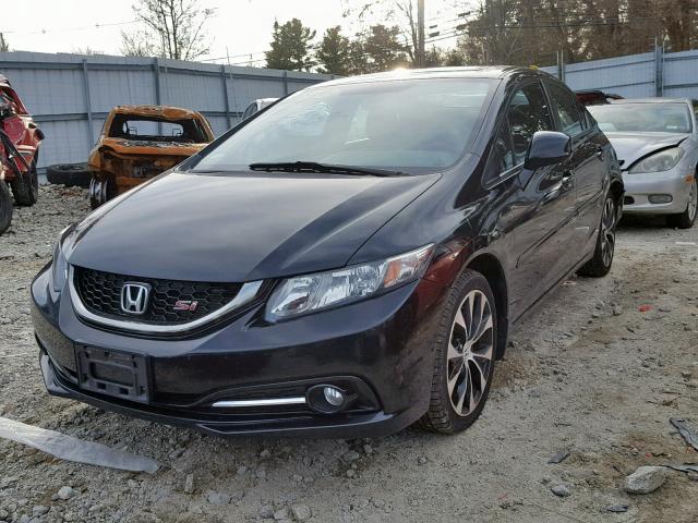 2HGFB6E56DH710809 - 2013 HONDA CIVIC SI BLACK photo 2