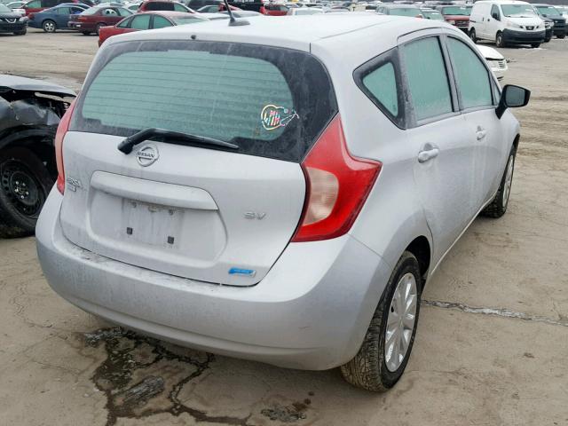 3N1CE2CP9GL380104 - 2016 NISSAN VERSA NOTE SILVER photo 4