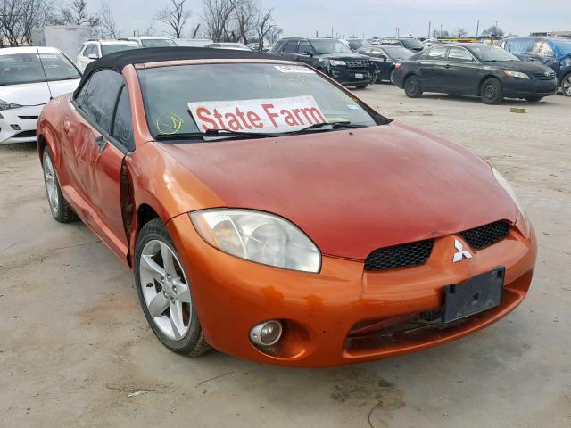 4A3AL25F08E037436 - 2008 MITSUBISHI ECLIPSE SP ORANGE photo 1