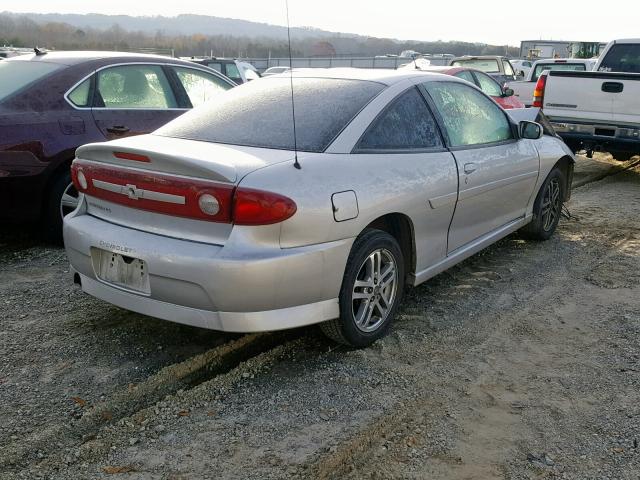 1G1JH12F637161302 - 2003 CHEVROLET CAVALIER L SILVER photo 4