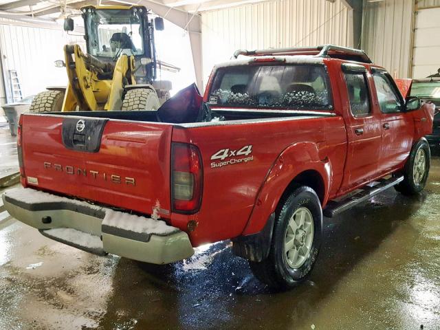 1N6MD29Y03C467798 - 2003 NISSAN FRONTIER C RED photo 4