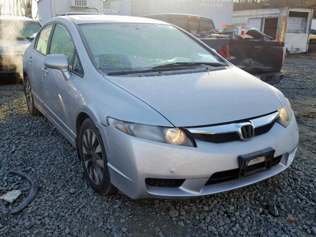 2HGFA1F99AH312190 - 2010 HONDA CIVIC EXL SILVER photo 1