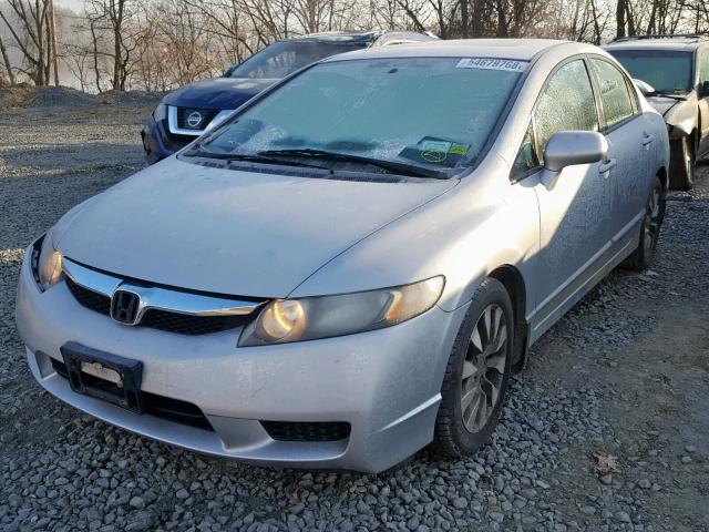 2HGFA1F99AH312190 - 2010 HONDA CIVIC EXL SILVER photo 2