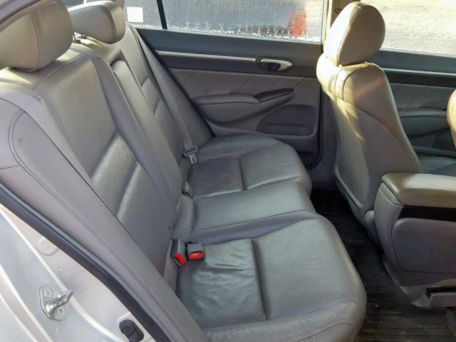 2HGFA1F99AH312190 - 2010 HONDA CIVIC EXL SILVER photo 6