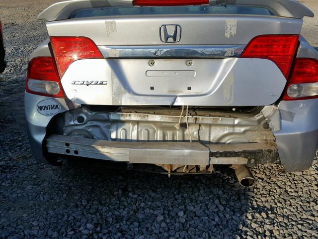 2HGFA1F99AH312190 - 2010 HONDA CIVIC EXL SILVER photo 9