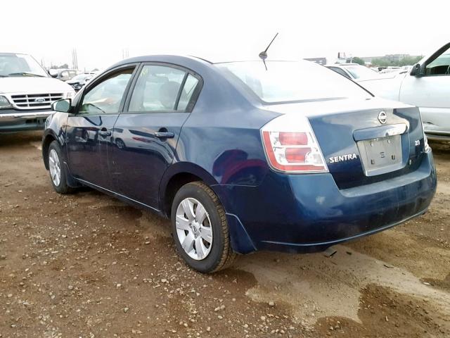 3N1AB61E57L611671 - 2007 NISSAN SENTRA 2.0 BLUE photo 3