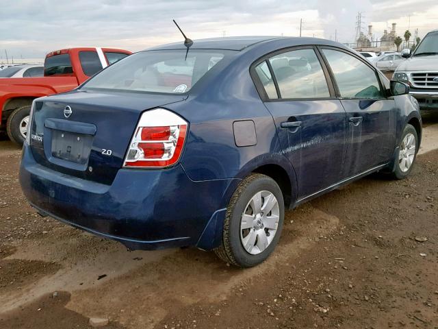 3N1AB61E57L611671 - 2007 NISSAN SENTRA 2.0 BLUE photo 4