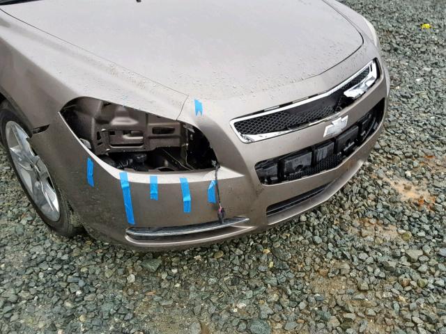 1G1ZC5EB1AF162331 - 2010 CHEVROLET MALIBU 1LT 石墨色 照片 9