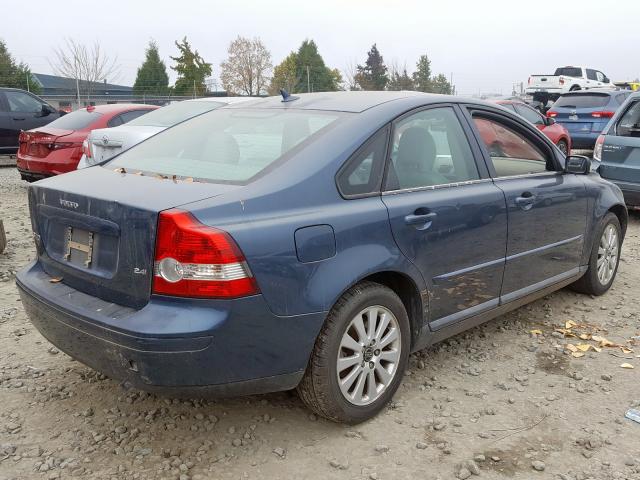 YV1MS382X52079234 - 2005 VOLVO S40 2.4I BLUE photo 4