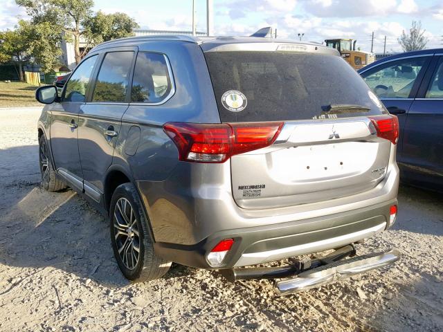 JA4JZ4AX8HZ048344 - 2017 MITSUBISHI OUTLANDER GRAY photo 3