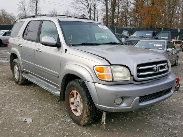 5TDBT48A02S102273 - 2002 TOYOTA SEQUOIA LI SILVER photo 2