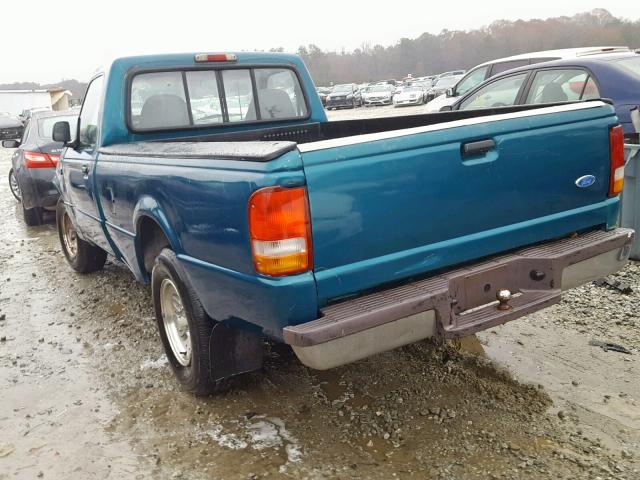 1FTCR10A9PUC98147 - 1993 FORD RANGER GREEN photo 3