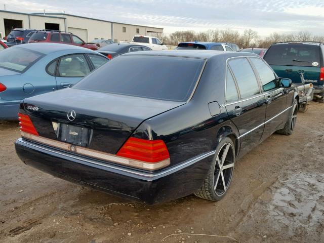 WDBGA57E0RA178779 - 1994 MERCEDES-BENZ S 600 BLACK photo 4