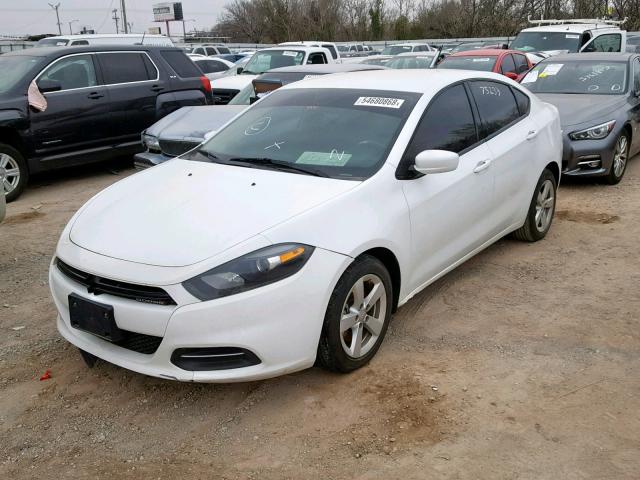 1C3CDFBB6FD158951 - 2015 DODGE DART SXT WHITE photo 2