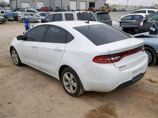 1C3CDFBB6FD158951 - 2015 DODGE DART SXT WHITE photo 3