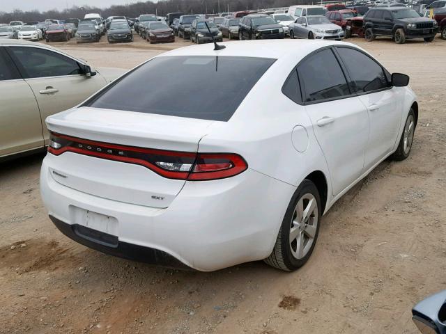 1C3CDFBB6FD158951 - 2015 DODGE DART SXT WHITE photo 4