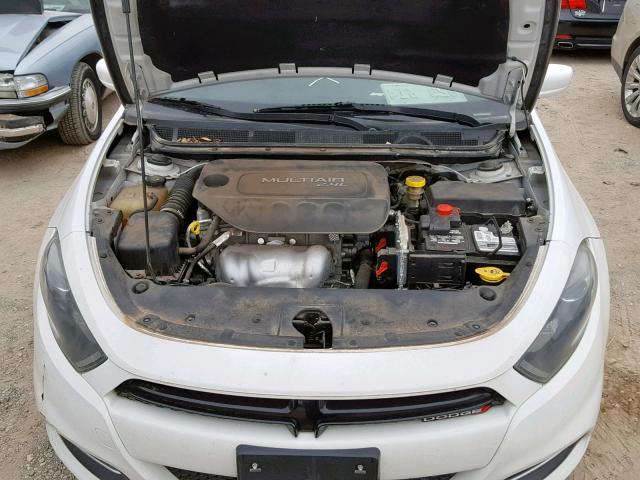 1C3CDFBB6FD158951 - 2015 DODGE DART SXT WHITE photo 7