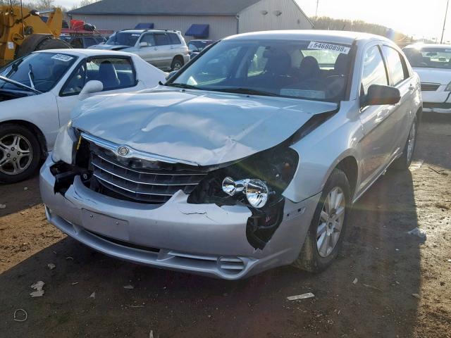 1C3CC4FB6AN214018 - 2010 CHRYSLER SEBRING TO SILVER photo 2