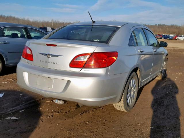 1C3CC4FB6AN214018 - 2010 CHRYSLER SEBRING TO SILVER photo 4